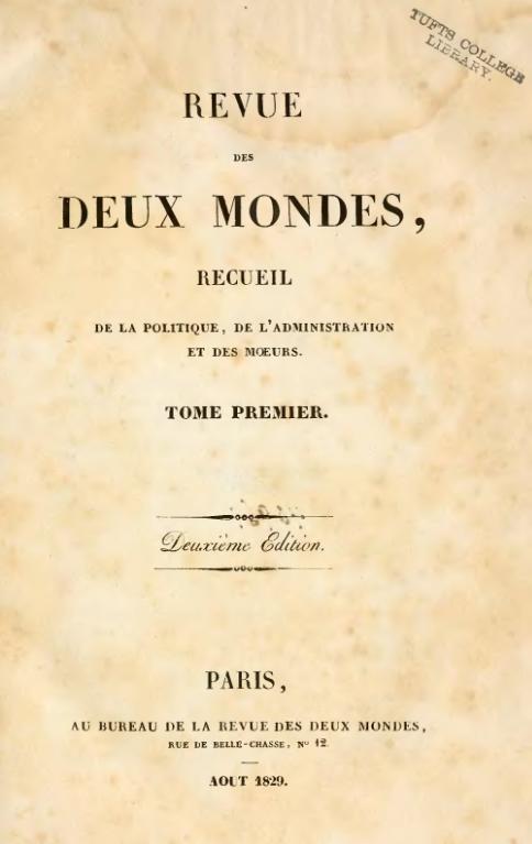 Revue des Deux Mondes